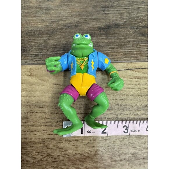 1989 Playmates Genghis Frog Teenage Mutant Ninja Turtles 4" Action Figure VTG - Picture 5 of 6